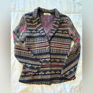 Aldo Martins Multicolor Patterned Cardigan
